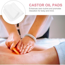 Ipetboom 1set Essential Oil Care Kit Castor Oil Fabric White 3pcs