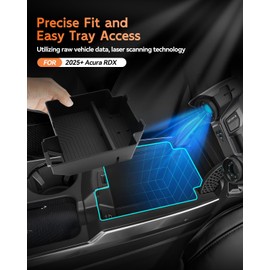 CDEFG for 2025 2026 Acura RDX Accessories Center Console Organizer Tray RDX A-Spec Armrest Storage Middle Console Insert