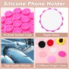 Draupnir 6 Stück Silikon Handy Auto Saugnapf Halterung, Saugnapf Handyhalterung
