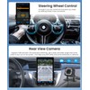 10.4 Inch Car Stereo Single Din Touch Screen Wireless Carplay,