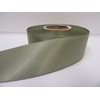 2 metres of 38mm Satin Ribbon Moss Dusky Sage Green