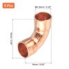 QUARKZMAN 12 pieces 6.35 mm copper pipe bend, press fitting