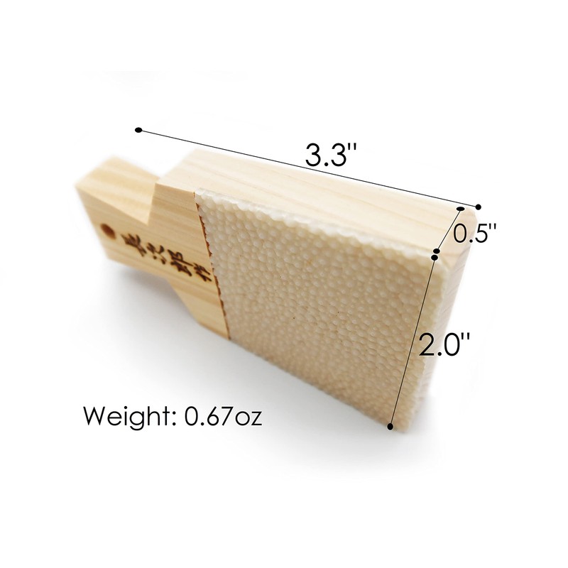 Japanese Classic Grater for Wasabi and Ginger With Instruction Manual,