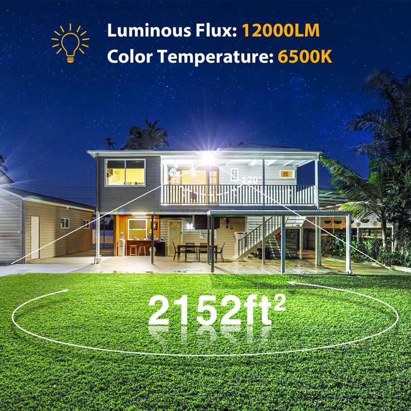 Onforu 120W Flood Lights Outdoor, 12000lm Bright LED Work Light