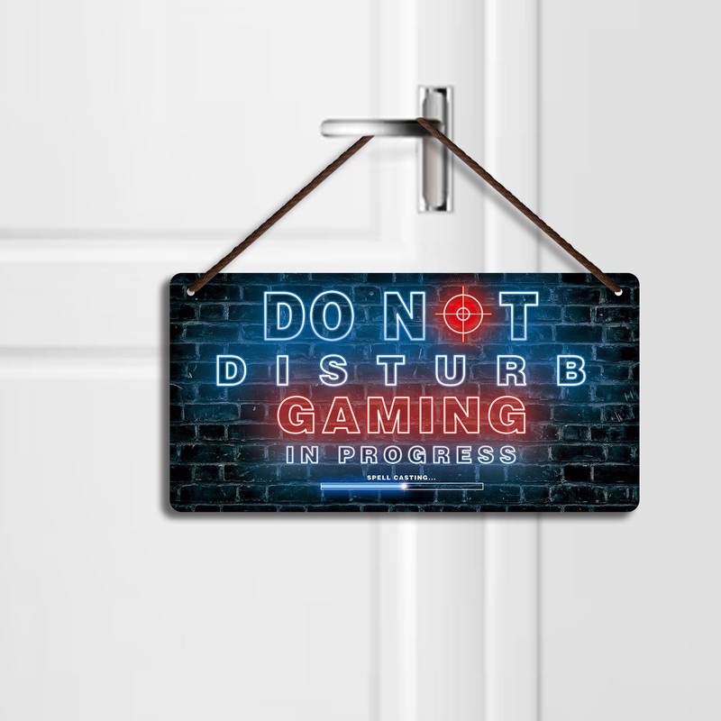 Fun-Plus Little Man Cave Sign, Game Room Decor for Boys,
