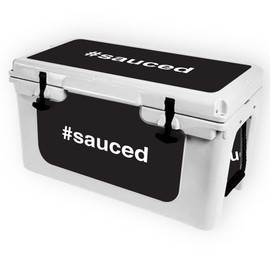MightySkins (Cooler Not Included) Skin Compatible with RTIC 45 Cooler (2017 Model) - Sauced 2 | Protective, Durable, and Unique Vinyl Decal wrap Cover | Easy to Apply | Made in The USA