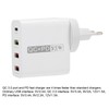 53W 4 Port Mobile Phone Charger 20W PD QC3.0 Fast