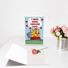 Funny Train Valentines Day Card for Him Her, Cute Valentine's