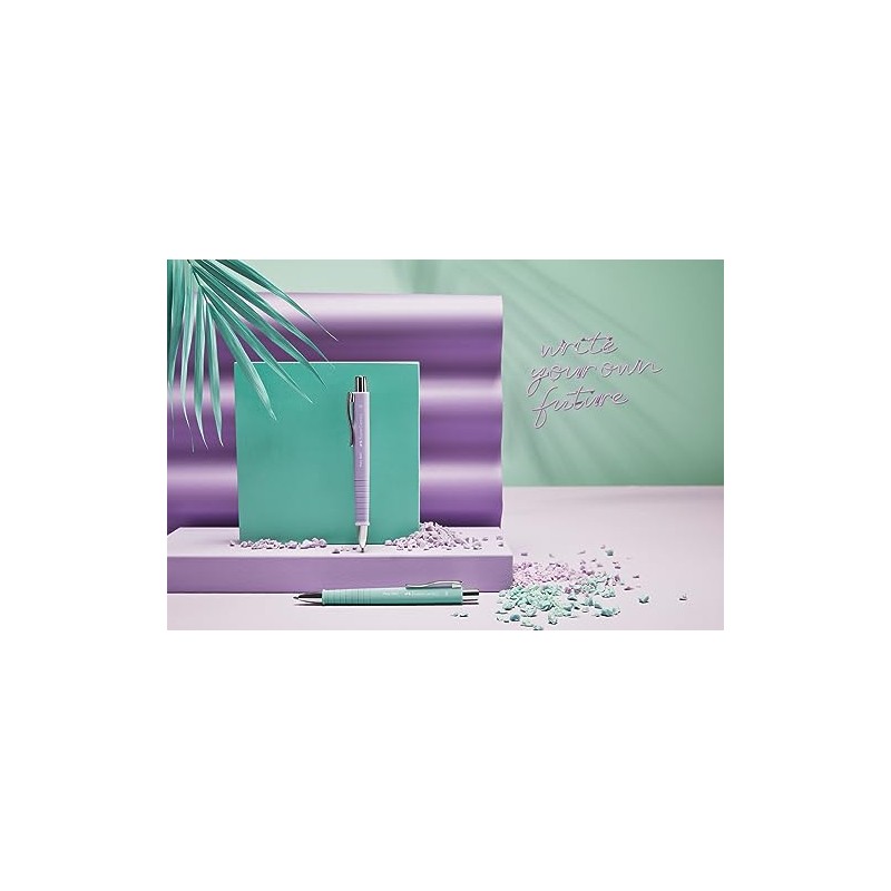 FABER-CASTELL Poly Ball 205090 Ballpoint Pen Sweet Lilac Pack of
