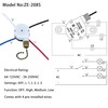 Ceiling Fan Switch Zing Ear ZE-208S E89885 3 Speed 4