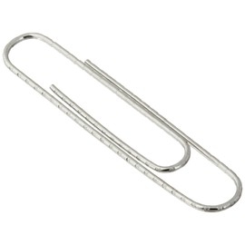 Universal 72240 Nonskid Paper Clips, Wire, Jumbo, Silver (Pack of 1000)
