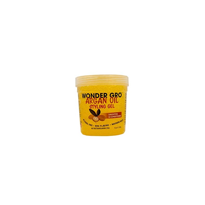 Wonder Gro Argan Oil Hair Styling Gel, 16 fl oz