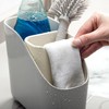 Zeal G401S Sink Tidy, Melamine, French Grey/Cream