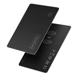 Vodeson wasserdichter Smart Wallet Tracker Card - Funktioniert mit Apple Find My, kabelloses Aufladen, ideal für Gepäck, Handys, Pässe - IP68, iOS-kompatibel（2）