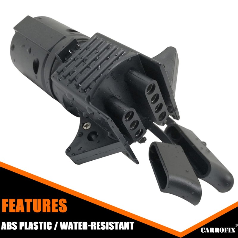 CARROFIX Adaptador de cableado plano de 7 vías a 4