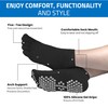 Soxsense Multi-Pack Sports Grip Toe Socks with Cushion, Non-Slip Finger