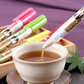 Tea Likita Tea in a Pen Shaped Portable Powder Container [Shizuoka Ichiban Tea/Tea/Rooibos Tea/Jasmine Tea/Hojicha]