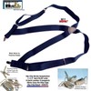Holdup Suspender's Blue Trucker Style Hip-clip Suspenders in 1 1/2"