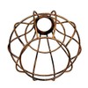 LEDSone Modern Easy Fit Geometric Vase Shape, Metal Wire Cage