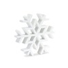Melrose 84308 Snowflake Figurine, Set of 2, Wood