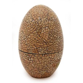 NOVICA Artisan Handmade Eggshell Mosaic Box Thai Lacquer Art Beige Woodmango Thailand Decor Accessories Decorative Boxes Toasted Almond Iced Coffee Hazelnut Lacquerware East Meets West Hollywood Glam