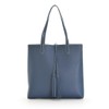 Balcos Blue Tote Bag with Tassel (Small Size) Women's ONESIZE,