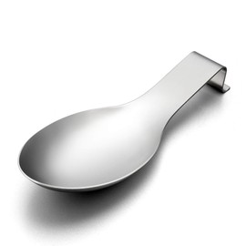 LIANYU Stainless Steel Spoon Rest, Spatula Ladle Holder, Heavy Duty, Dishwasher Safe