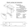 NC DC 12V, ZOTER Electric Drop Bolt Door Lock Deadbolt