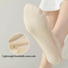 Women’s Lace Invisible Socks - 6-Pairs Cotton Breathable Anti-Slip Boat