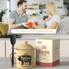 Contenedor de grasa de tocino con colador, contenedor grande de