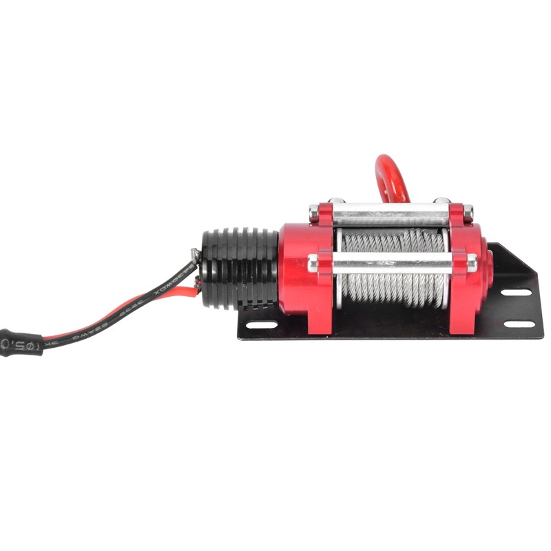 RC Car Metal Winch with Remote Controller Accessories fit for