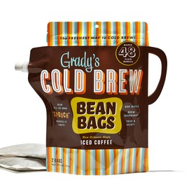 Grady's Cold Brew Coffee, The Spouch with 2 (2oz) Bean Bags + 1 Spouch Pour Bag, 4 (12oz) Servings