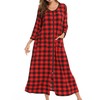 Bloggerlove Cotton Robe long Nightgown For Women Plus Size Nightgown