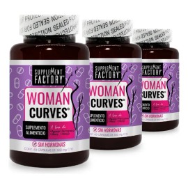 Woman Curves, 180 Cápsulas (3 Frascos 60 Cap C/u)