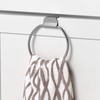 Spectrum Diversified Towel Ring, over the Cabinet Door, Brushed Nickel