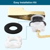 Hygie Rinse Universal Metal Toilet Handle Replacement Kit Side Mount