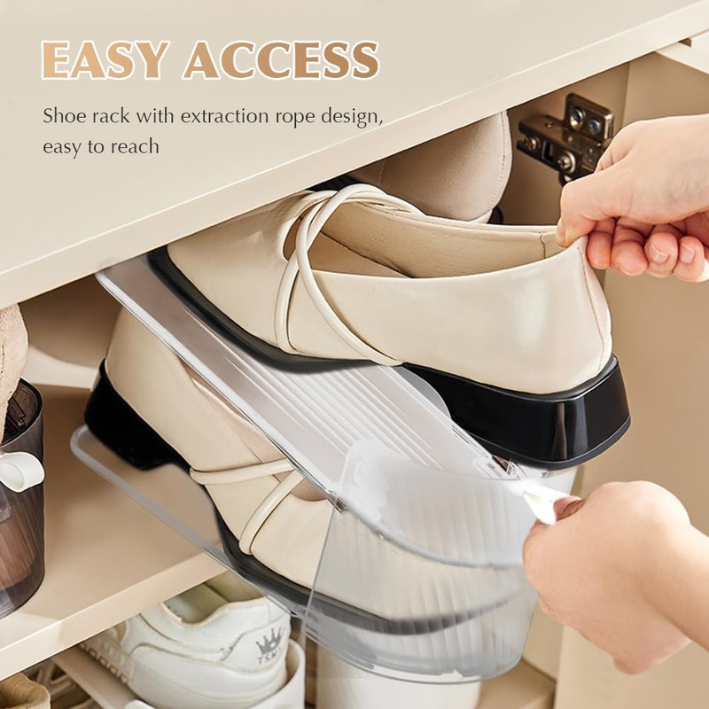 TLPCRKI 12 Pack Shoe Slot Organizer, Shoe Stackers for a