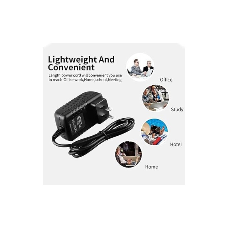 GizMac 18V Charger for Hypervolt 2/2 Pro/Go/Go 2 Power Cord