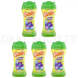 Gain + Odor Defense In-Wash Scent Boost Super Fresh Blast Scent 5.7 oz Lot of 5