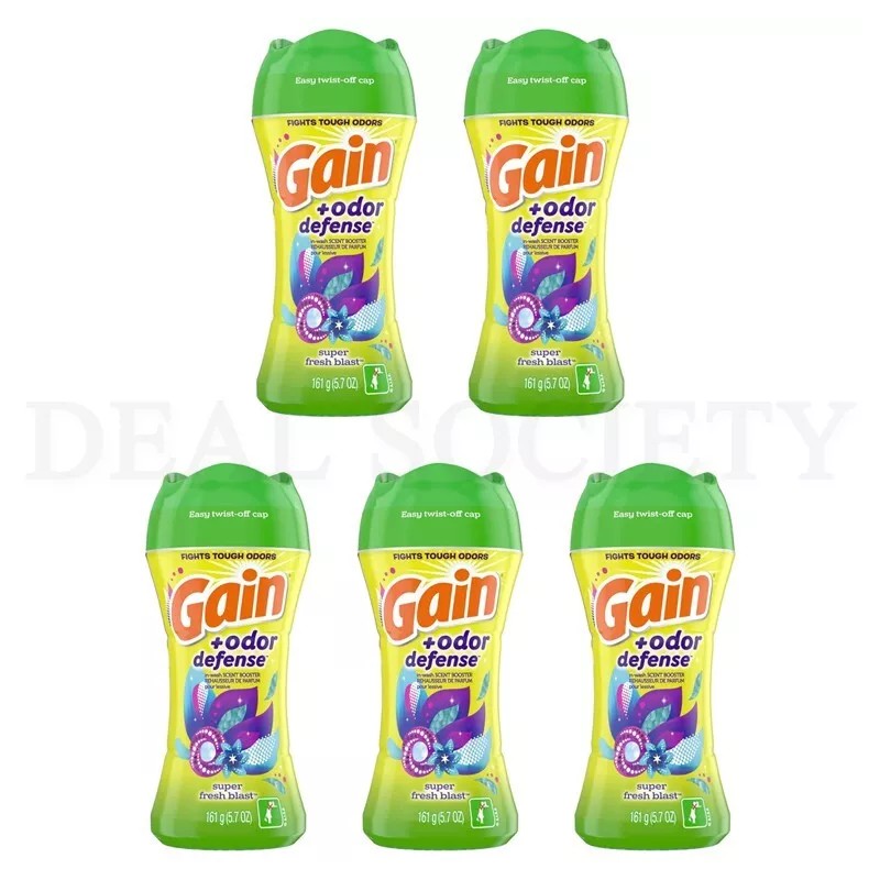 Gain + Odor Defense In-Wash Scent Boost Super Fresh Blast