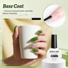 JODSONE 3Pcs 10ml Top Coat Base Coat Builder Gel Set
