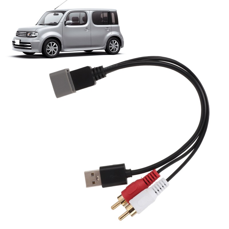 Car Radio Adapter Cable MP3 Input Audio Conversion Auxiliary Cord