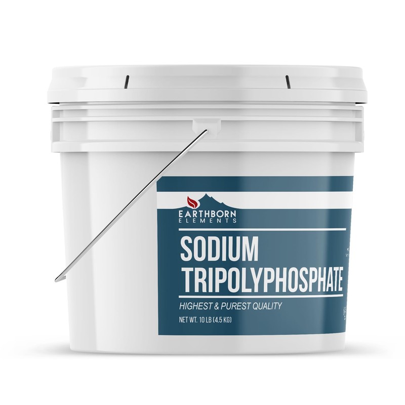 Earthborn Elements Sodium Tripolyphosphate, 1 Gallon Bucket, Cleaning Agent, Water