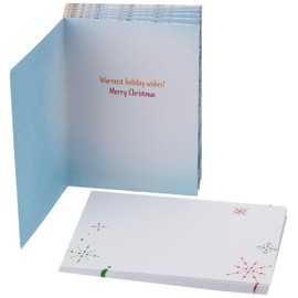 Avanti Press Christmas Cards with Holiday Envelopes, Christmas Santa, Pack of 10, Multi (33014)