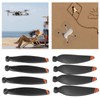 2 Pairs Propeller Low-Noise Propeller Replacement Part Drone Accessories Suitable