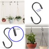 10 Pack 3" Heavy Duty Vinyl Coated S-Hooks for Hanging