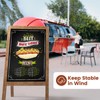 Chezerra A Frame Chalkboard Sign, 40"x20" Extra Large Sidewalk Chalk