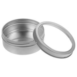 LABRIMP 2pcs Magnetic Spice Containers Lids Metal Fridge Storage Jars for Refrigerator Jars for Spices Camping