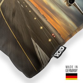 VOID Aeroplane Take Off Cushion Cover Sofa Cushion Decorative Outdoor Cushion Size: 40 x 40 cm