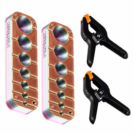 Fgnaic Bead Hole Maker for Polymer Clay, Clay Hole Punch, Piercing Clay Beas Hole Tool in 4, 6,8,10,12,14, 16mm (Rainbow)